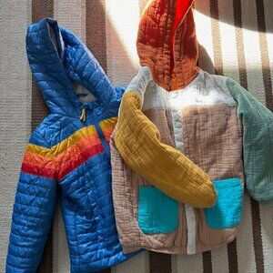 Unisex 5T Christian Robinson  X Target Colorblock and Cat & Jack Rainbow Puffer